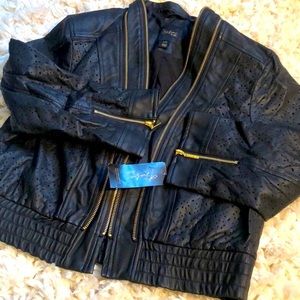 thalia sodi leather jacket